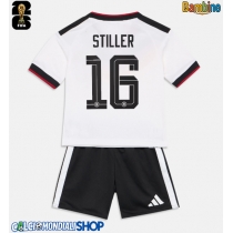 Maglie da calcio Germania Angelo Stiller #16 Prima Maglia Bambino Mondiali 2026  Manica Corta + Pantaloni corti)